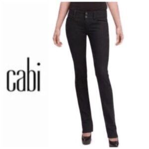 CABI |  #515 Lou Lou Black Straight Leg Jeans - Size 6